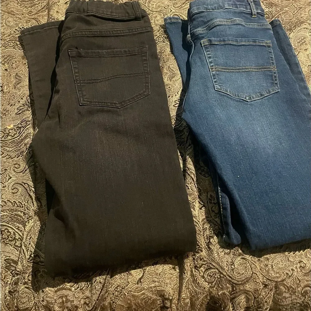 The children’s place pair of jeans both size 14 stretch extensible skinny